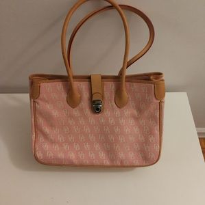 Dooney & Bourke large pink handbag